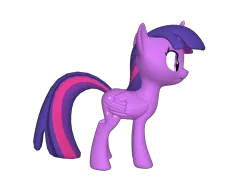 Size: 1200x900 | Tagged: safe, derpibooru import, twilight sparkle, twilight sparkle (alicorn), alicorn, pony, pony creator, 3d, female, mare, ponylumen, side, solo