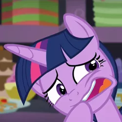 Size: 512x512 | Tagged: alicorn, derpibooru import, exploitable meme, meme, meme origin, party pooped, phobia, safe, screencap, solo, they're just so cheesy, twilight sparkle, twilight sparkle (alicorn), twilight's phobia