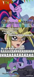 Size: 894x2029 | Tagged: atem, burn, caption, crossover, derpibooru import, edit, image macro, insult, meme, safe, spike, text, twilight sparkle, yami yugi, yu-gi-oh!, yugioh abridged