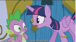 Size: 1284x717 | Tagged: safe, derpibooru import, edit, edited screencap, screencap, twilight sparkle, twilight sparkle (alicorn), alicorn, pony, amending fences, caption, female, mare, meme, youtube caption