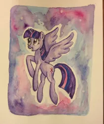 Size: 2254x2669 | Tagged: safe, artist:denigirl, derpibooru import, twilight sparkle, twilight sparkle (alicorn), alicorn, pony, female, mare, traditional art