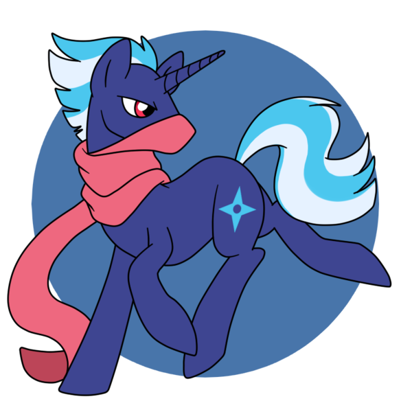 Size: 800x800 | Tagged: safe, artist:perfectpinkwater, derpibooru import, ponified, greninja, pony, unicorn, pokémon, simple background, super smash bros., super smash bros. 4, tongue out, tongue scarf, transparent background