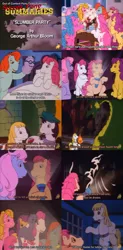 Size: 1702x3450 | Tagged: artist:outofcontext-ponytales, bon bon (g1), bright eyes, clover (g1), derpibooru import, g1, ghost, ghost pony, my little pony tales, patch (g1), safe, slumber party, slumber party (episode), soccer pony summaries, starlight (g1), summary, sweetheart, undead