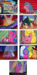 Size: 1702x3450 | Tagged: artist:outofcontext-ponytales, derpibooru import, g1, melody, my little pony tales, safe, screencap, soccer pony summaries, summary, the play's the thing, ye olde butcherede englishe