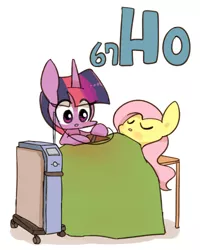 Size: 800x1000 | Tagged: artist:joycall6, derpibooru import, fluttershy, holmium, laser, operation, part of a set, periodic table, safe, series:joycall6's periodic table, surgery, twilight sparkle