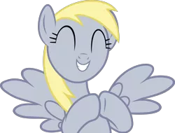 Size: 6204x4703 | Tagged: safe, artist:slb94, derpibooru import, derpy hooves, pegasus, pony, slice of life (episode), absurd resolution, cute, female, mare, simple background, solo, transparent background, vector