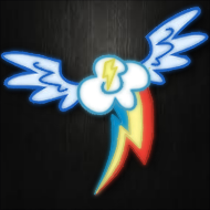 Size: 190x190 | Tagged: safe, artist:ljdamz1119, derpibooru import, rainbow dash, soarin', cutie mark, cutiemark mashup, female, male, shipping, soarindash, straight