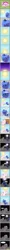 Size: 586x14745 | Tagged: safe, artist:zacatron94, derpibooru import, princess celestia, princess luna, pony, cewestia, comic, cute, day, equestria's stories, female, filly, looney tunes, merrie melodies, moon work, night, pink-mane celestia, pointy ponies, s1 luna, sun work, woona, younger