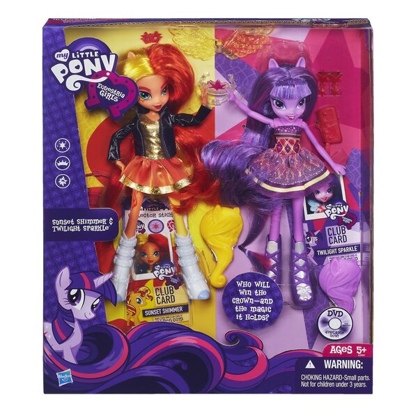 Size: 2000x2000 | Tagged: safe, derpibooru import, official, sunset shimmer, twilight sparkle, twilight sparkle (alicorn), alicorn, equestria girls, doll, irl, photo, toy