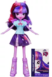 Size: 396x584 | Tagged: safe, derpibooru import, official, twilight sparkle, twilight sparkle (alicorn), alicorn, equestria girls, doll, irl, photo, solo, toy