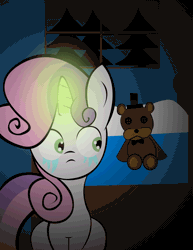 Size: 1275x1650 | Tagged: animated, artist:skyflys, blood, crossover, crying, derpibooru import, five nights at freddy's, five nights at freddy's 4, freddy fazbear, grimdark, nightmare freddy, sweetie belle