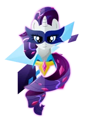 Size: 500x707 | Tagged: safe, artist:ii-art, derpibooru import, radiance, rarity, pony, unicorn, power ponies (episode), power ponies, solo