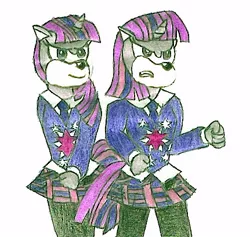 Size: 431x409 | Tagged: anthro, artist:mariosonicmoon, derpibooru import, request, safe, solo, sonicified, sonic the hedgehog (series), style emulation, traditional art, twilight sparkle