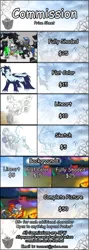 Size: 720x2016 | Tagged: advertisement, artist:tarenest, changeling, comic sans, commission info, derpibooru import, jack frost, oc, rise of the guardians, safe, soarin'