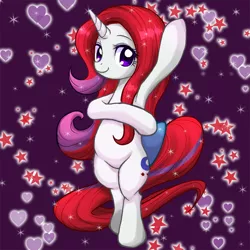 Size: 600x600 | Tagged: safe, artist:jurisalis, derpibooru import, moondancer (g1), pony, alternate hairstyle, bipedal, cute, g1, g1 to g4, generation leap, looking at you, solo