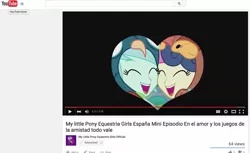 Size: 1151x706 | Tagged: safe, derpibooru import, bon bon, lyra heartstrings, sweetie drops, all's fair in love and friendship games, equestria girls, friendship games, best friends, clothes, female, heart, shipping fuel, shorts, spanish, youtube