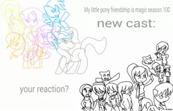 Size: 2490x1600 | Tagged: applejack, derpibooru import, fluttershy, mane six, oc, oc:anonymous, oc:anonymous' nephew, oc:anonymous' niece, oc:anonymous' teenage niece, oc:anonymous v2, oc:flipoff, pinkie pie, rainbow dash, rarity, safe, twilight sparkle