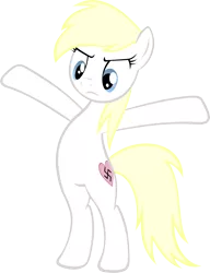 Size: 2686x3500 | Tagged: safe, derpibooru import, oc, oc:aryanne, unofficial characters only, earth pony, pony, are you not entertained?, arms in the air, bipedal, blonde, come at me bro, female, frown, heart, looking down, nazi, reaction image, show accurate, simple background, solo, standing, swastika, transparent background, vector