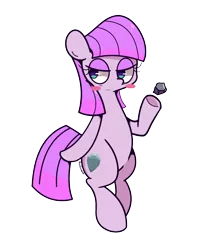 Size: 1280x1463 | Tagged: artist:turtlefarminguy, blushing, boulder (pet), derpibooru import, maud pie, safe, solo