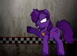 Size: 492x360 | Tagged: barely pony related, derpibooru import, five nights at freddy's, oc, pony creator, purple guy, safe, solo, unofficial characters only, why not