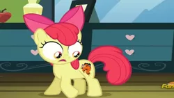 Size: 1024x576 | Tagged: apple bloom, apple bloom's cutie mark, bloom and gloom, derpibooru import, dragon ball z, edit, edited screencap, exploitable meme, meme, safe, screencap, yamcha, yamcha's death pose