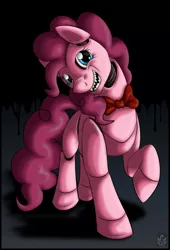 Size: 2275x3337 | Tagged: animatronic, artist:stormblaze-pegasus, crossover, derpibooru import, five nights at freddy's, pinkie pie, semi-grimdark, solo