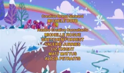 Size: 740x435 | Tagged: alicia petraitis, cheerilee (g3), core seven, credits screen, derpibooru import, double rainbow, g3.5, gretchen forrest, liz knight, matt mattus, michele boyd, michelle hogue, pinkie pie (g3), rainbow dash (g3), safe, scootaloo (g3), screencap, starsong, sweetie belle (g3), toola roola, twinkle wish adventure, valerie jurries