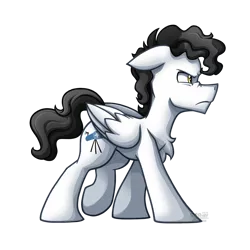 Size: 907x907 | Tagged: safe, artist:bcpony, derpibooru import, mercury, starry eyes (character), pegasus, pony, angry, nose wrinkle, solo