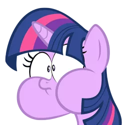 Size: 4000x4022 | Tagged: artist:iks83, artist:santafer, aweeg*, derpibooru import, puffy cheeks, read it and weep, safe, simple background, solo, transparent background, twilight sparkle, vector, wide eyes