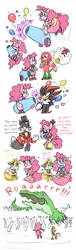Size: 1100x3600 | Tagged: alligator, anthro, artist:hoshinousagi, chibi, crossover, cute, derpibooru import, diapinkes, facial hair, gummy, knuckles the echidna, miles "tails" prower, moustache, party cannon, pinkie pie, safe, shadow the hedgehog, sonic boom, sonic heroes, sonicified, sonic the hedgehog (series), t.w. barker