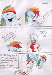 Size: 1740x2480 | Tagged: artist:a_rachael_special, autograph, brony, comic, comic:ed'swildadventure, derpibooru import, ed-skar, felt tip, part of a series, part of a set, rainbow dash, safe, traditional art