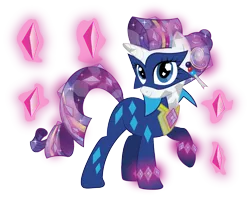 Size: 3500x2776 | Tagged: artist:infinitewarlock, crystallized, crystal pony, derpibooru import, power ponies, power ponies (episode), race swap, radiance, rainbow power, rarity, safe, simple background, solo, transparent background, vector