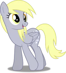 Size: 3618x4000 | Tagged: safe, artist:dashiesparkle, artist:hawk9mm, derpibooru import, derpy hooves, pegasus, pony, slice of life (episode), .svg available, absurd resolution, female, mare, open mouth, simple background, solo, transparent background, vector, walking