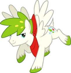 Size: 5733x5860 | Tagged: safe, artist:zekrom-9, derpibooru import, oc, oc:gracia gale, ponified, unofficial characters only, pegasus, pony, shaymin, absurd resolution, male, pokémon, simple background, solo, stallion, transparent background, vector