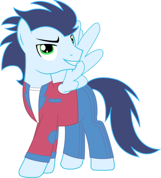 Size: 1351x1492 | Tagged: safe, artist:sketchmcreations, derpibooru import, soarin', pegasus, pony, clothes, ed, ed edd n eddy, male, matt hill, over your ed, reference, simple background, solo, stallion, swiggity swag, transparent background, vector, voice actor joke