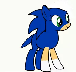 Size: 1280x1218 | Tagged: safe, artist:annafranka, derpibooru import, ponified, pony, image, jpeg, solo, sonic the hedgehog, sonic the hedgehog (series)