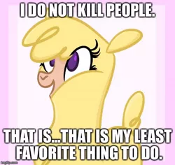 Size: 530x500 | Tagged: alpaca, artist:flaminbunny, caption, community related, derpibooru import, image macro, llamas with hats, meme, paprika paca, safe, text, them's fightin' herds