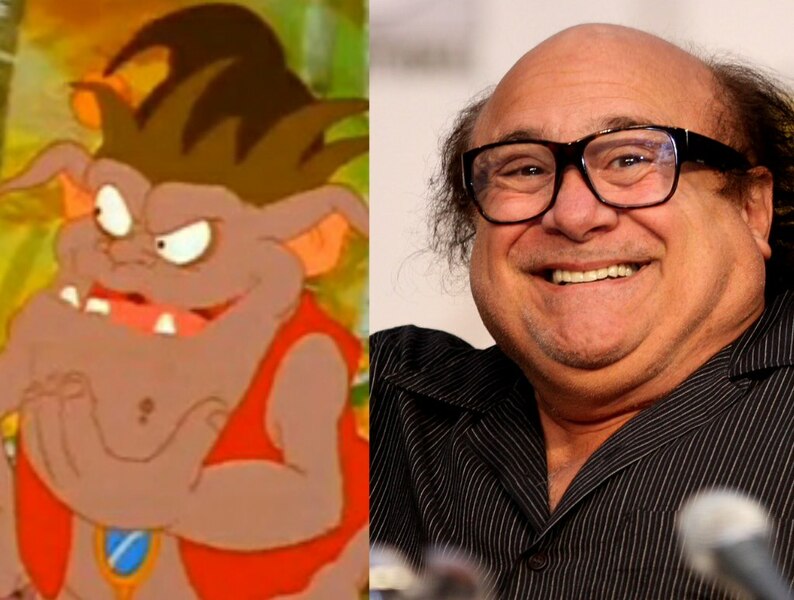 Size: 1024x774 | Tagged: danny devito, derpibooru import, g1, grundle, grundle king, my little pony: the movie (g1), safe, voice actor