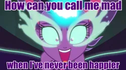 Size: 640x359 | Tagged: safe, derpibooru import, screencap, sci-twi, twilight sparkle, equestria girls, friendship games, caption, happy, image macro, meme, midnight sparkle, midnight sparkle's lines, purple text, text