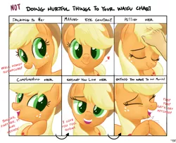 Size: 1260x1024 | Tagged: safe, artist:tex, derpibooru import, applejack, earth pony, pony, applejack's hat, cowboy hat, cute, dialogue, doing loving things, eyes closed, female, freckles, hat, heart, jackabetes, looking at you, mare, meme, open mouth, smiling, waifu