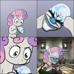 Size: 2000x2000 | Tagged: dallas, derpibooru import, donac dum, exploitable meme, first world bank, mask, meme, obligatory pony, payday, payday 2, payday the heist, robbery, rpk, safe, sweetie belle, sweetie's note meme