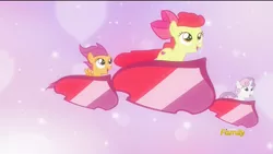 Size: 1920x1080 | Tagged: apple bloom, crusaders of the lost mark, cutie mark, cutie mark crusaders, derpibooru import, hoverboard, safe, scootaloo, screencap, sweetie belle, the cmc's cutie marks