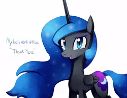 Size: 1100x850 | Tagged: safe, artist:negativefox, derpibooru import, nightmare moon, alicorn, pony, female, looking at you, mare, simple background, solo, tsundere moon, white background