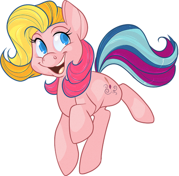 Size: 660x651 | Tagged: safe, artist:frostadflakes, derpibooru import, rarity (g3), toola roola, earth pony, pony, colored pupils, female, g3, happy, mare, open mouth, running, simple background, smiling, solo, transparent background