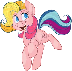 Size: 660x651 | Tagged: safe, artist:frostadflakes, derpibooru import, rarity (g3), toola roola, earth pony, pony, colored pupils, female, g3, happy, mare, open mouth, running, simple background, smiling, solo, transparent background