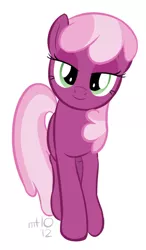 Size: 350x600 | Tagged: safe, artist:empty-10, derpibooru import, cheerilee, earth pony, pony, bedroom eyes, female, looking at you, mare, simple background, smiling, solo, white background