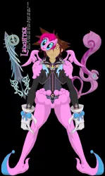 Size: 1511x2543 | Tagged: artist:terry, costume, crossover, derpibooru import, kingdom hearts, pinkie pie, safe, solo, sora