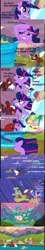 Size: 648x3620 | Tagged: safe, artist:mogneciothebrave, derpibooru import, edit, edited screencap, screencap, airheart, bons away, cloud kicker, crescent pony, derpy hooves, dizzy twister, fluttershy, great scott (character), jetstream, lightning bolt, mane moon, merry may, orange swirl, parasol, prism glider, prism strider, purple waters, sassaflash, spring melody, sprinkle medley, thorn (character), twilight sparkle, warm front, white lightning, pegasus, pony, unicorn, hurricane fluttershy, 60s spider-man, comic, eyes closed, faceplant, female, floppy ears, flying, frown, glare, goggles, gritted teeth, image macro, lidded eyes, male, mare, meme, open mouth, princess celery, prone, sad, screencap comic, sitting, spider-man, spread wings, stallion, windswept mane, wings