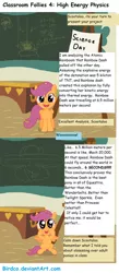 Size: 900x2068 | Tagged: safe, artist:birdco, derpibooru import, scootaloo, pegasus, pony, chalkboard, classroom follies, comic, female, filly, solo