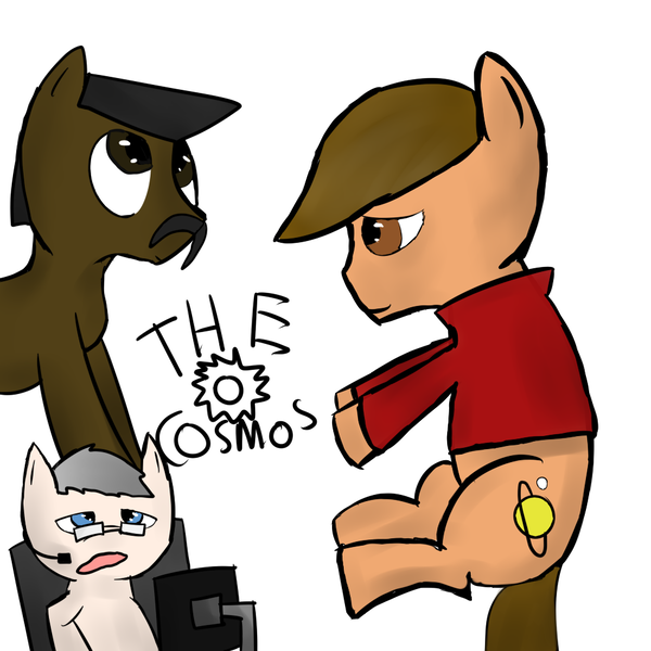 Size: 1000x1000 | Tagged: safe, artist:archimedesogle, derpibooru import, ponified, earth pony, pony, carl sagan, male, neil degrasse tyson, scientist, stallion, stephen hawking, the cosmos